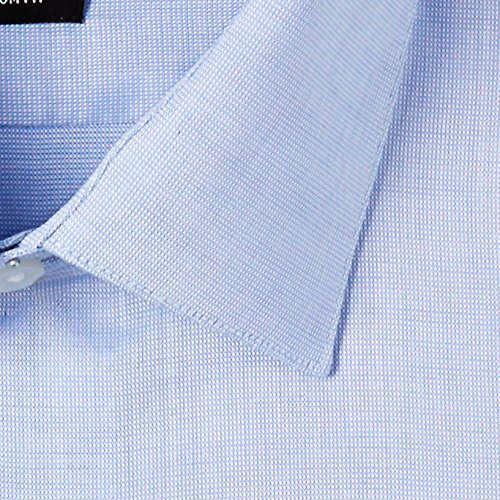 Van Heusen Men's Regular Fit Shirt (Vhsf1M76828_Medium Blue Solid 40)