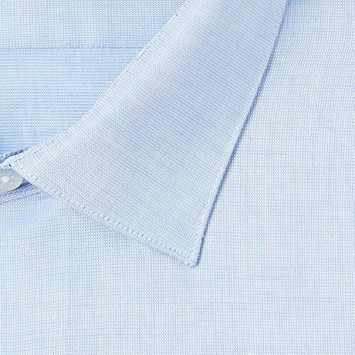 Van Heusen Cotton Men's Solid Regular Fit Formal Shirt (Vhsf1M76828_Blue_48)