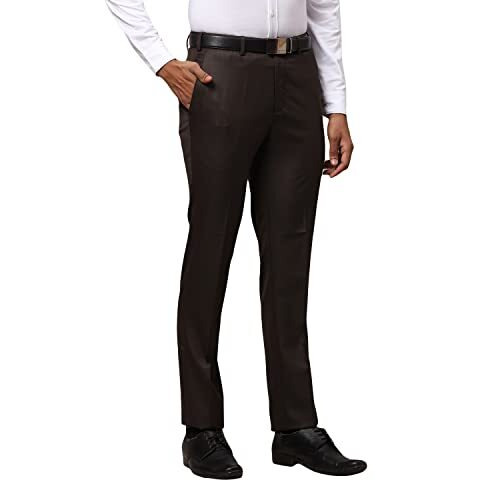 Raymond Dark Brown Trouser (Size 32)-Rmts02828-O8