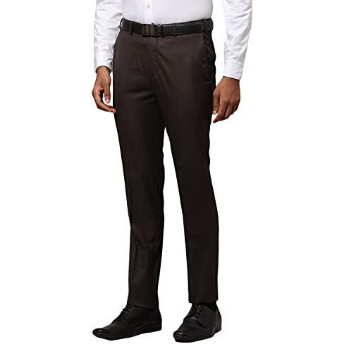 Raymond Dark Brown Trouser (Size 32)-Rmts02828-O8