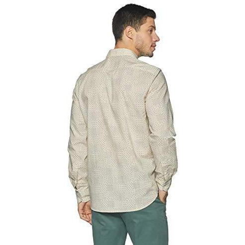 Parx Men's Plain Slim Fit Casual Shirt (Xmss08579-F2_Light Fawn_39)
