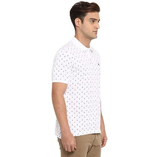 Parx Men's Cotton Regular Fit T Shirt (Xmkb04405-W1-39-White_White_39)