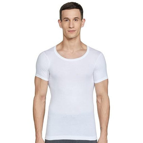 Dixcy Scott-Men-Innerwear-(Category)-Vest-(Style Id)-K1-Pr43498-(Color)-White-Pack Of2-(Size)L