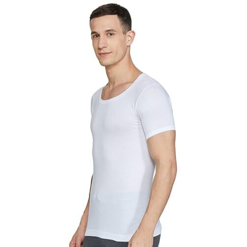 Dixcy Scott-Men-Innerwear-(Category)-Vest-(Style Id)-K1-Pr43498-(Color)-White-Pack Of2-(Size)L
