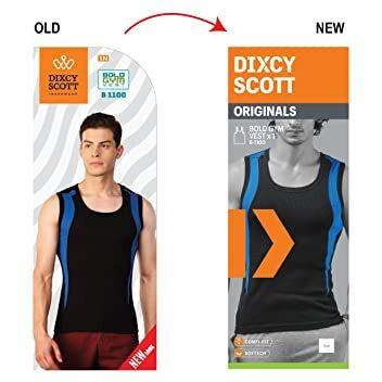 Dixcy Scott-Men-Innerwear-(Category)-Vest-(Style Id)-K1-Pr44937-(Color)-Grey Melange With Navy & Black - Royale Blue-Pack Of2-(Size)Xl