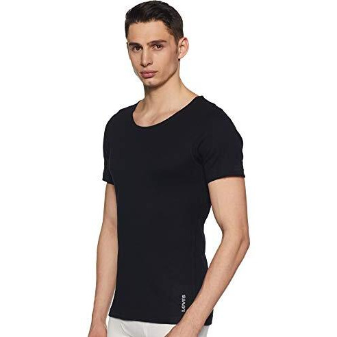 Levi's-Men-Seasonal Wear-(Category)-Thermal Top- (Style Id)-038-Thrml Hs Top-Blk-P1-(Color)-Black-(Size)-M