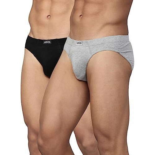 Levi's Cotton 011 Comfort Brief For Men With Contoured Double Pouch, Tag Free Comfort & Smartskin Technology (Pack Of 2), Assorted