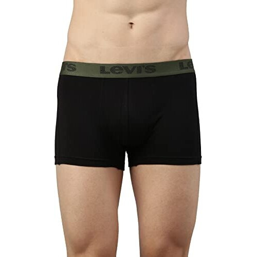 Levi's Men's Cotton Blend Style 067 Active Regular Fit (Pack Of 1) (067-Active Trunk-Jet Blk-P1 Black_L)