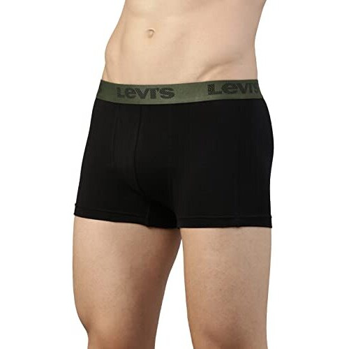 Levi's Men's Cotton Blend Style 067 Active Regular Fit (Pack Of 1) (067-Active Trunk-Jet Blk-P1 Black_L)