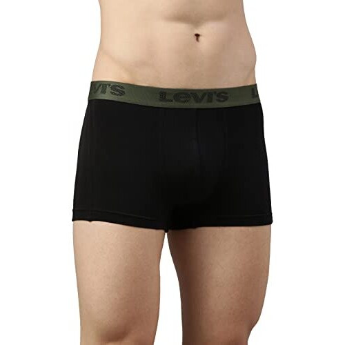 Levi's Men's Cotton Blend Style 067 Active Regular Fit (Pack Of 1) (067-Active Trunk-Jet Blk-P1 Black_L)
