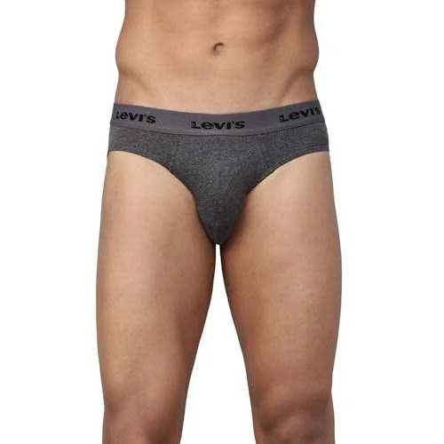 Levi's Men's Pure Cotton Classic Briefs (Pack Of 4) (Style009_Assorted