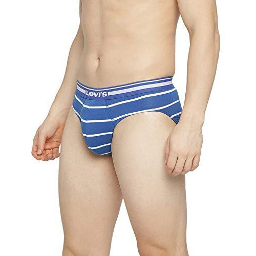 Levi's Men's Cotton Modern Regular Fit Solid Briefs (Pack Of 3) (005-Brief-Asst-P3_Assorted_M)