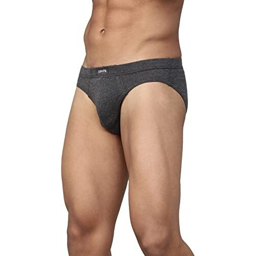 Levi's Men's Cotton Modern Regular Fit Solid Brief (Pack Of 5) (011-Brief-Asst-P5_Assorted_M)