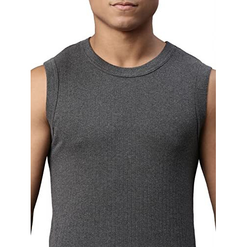 Levi's Men's Cotton Western Regular Fit Solid Vest (Pack Of 3) (014-Vest-Asst-P3_Assorted_L)