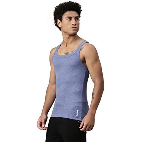 Levi's Men's Solid Regular Fit Vest (015-Vest-Asst-P3_Assorted L)