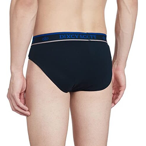 Dixcy Scott-Men-Innerwear-(Category)-Brief-(Style Id)-K1-Pr41556-(Color)-Navy,Grey Melange-Pack Of2-(Size)L