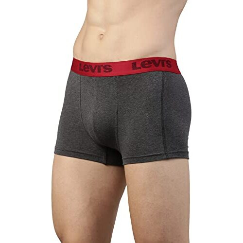 Levi's Men's Cotton Blend Style 067 Active Regular Fit Solid Trunk (Pack Of 3) (Style-67-P3_Assorted_L)