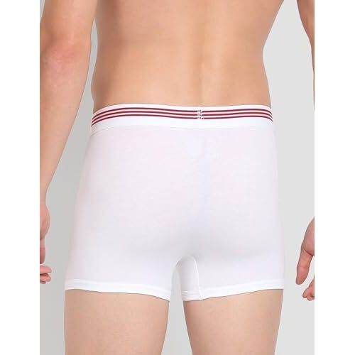 U.S. Polo Assn. Men's Solid Trunks (I660-001-Pl_White_M)