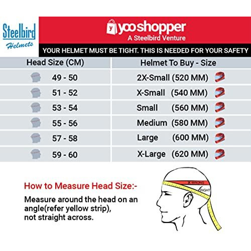 Steelbird Sbh-23 Gt Plus Open Face Isi Certified Helmet With Inner Sun Shield (Large 600 Mm, Dashing Black)