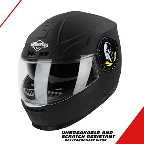 Steelbird Sbh-40 Isi Certified Full Face Helmet For Men And Women With Inner Smoke Sun Shield (Medium 580 Mm, Matt Midnight Black)
