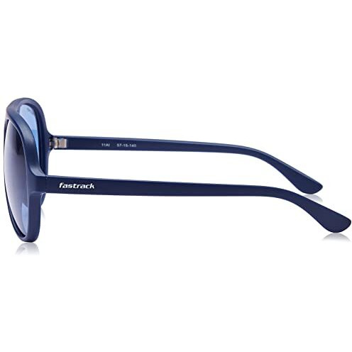 Fastrack Blue Aviator 100% Uv Protected Sunglasses For Men