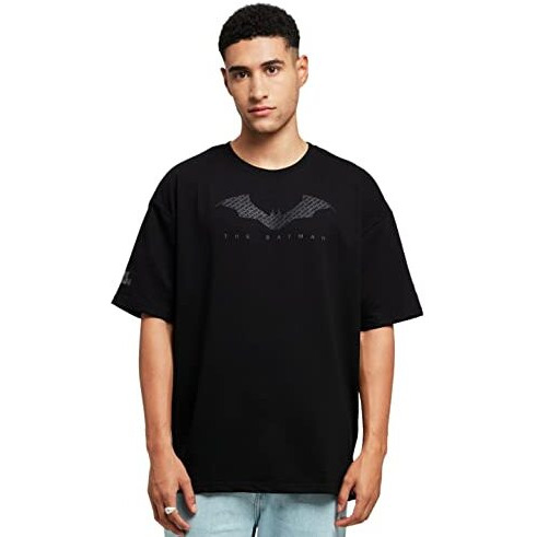 The Souled Store Official Batman The Bat Sigil Men Oversized T-Shirts Black