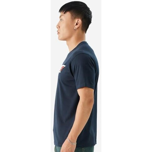 The Souled Store Official Top Gun Logo Men And Boys Short Sleeve Round Neck Navy Graphic Printed Regular Fit Cotton T-Shirts