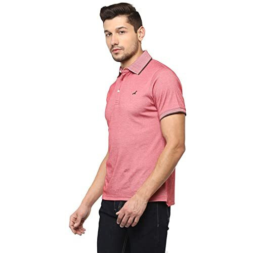 American Crew Men's Regular Fit T-Shirt (Red, Xl)