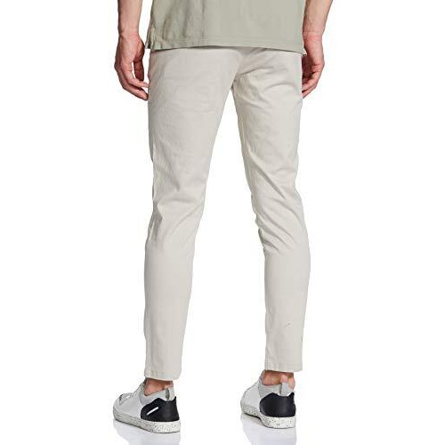The Indian Garage Co Men's Regular Casual Pants (0920-Chino01B_Lt. Grey 32)