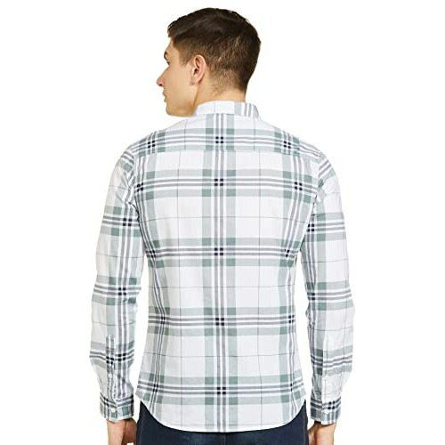 The Indian Garage Co Cotton Adult Men's Regular Fit Shirt (0722-Sh317-03_White Xl)