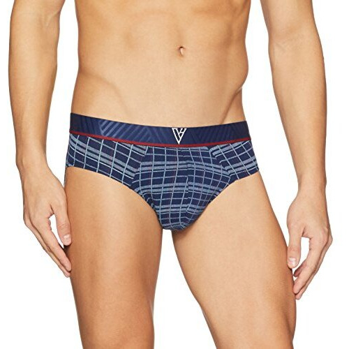 Van Heusen Men Cotton 4 Way Stretch Briefs - Ultra Soft, Allover Print_30004_Sp-03_L, Multicolor, Large