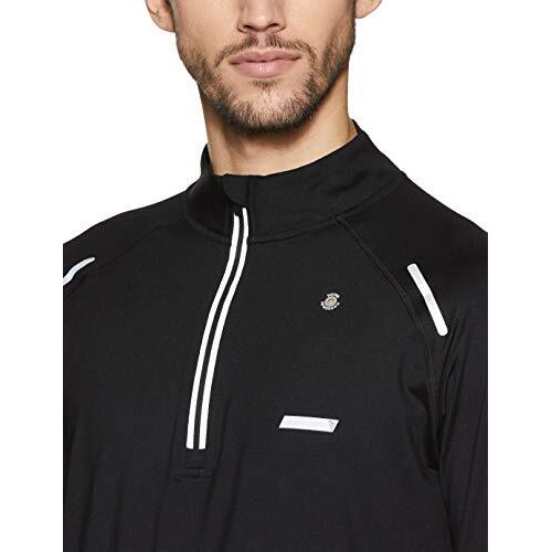Van Heusen Athleisure Men's Quick Dry Gym Jacket (81001_Black_Large)