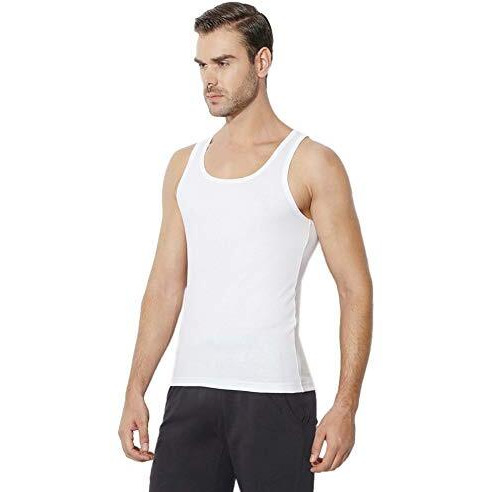 Van Heusen Men's Cotton Vest (Pack Of 2) (8907522404045_10073_Medium_White)