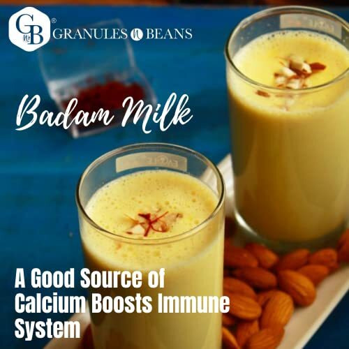 Granules N Beans Badam Milk Instant Premix - 1Kg | Nutty And Delicious Almond Flavored Milk