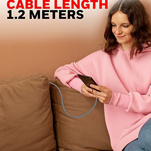 Honeywell Usb To Lightning Cable, Mfi-Certified,Lighting Connector, Fast Charging, Non-Braided Sync And Charge Cable For Iphone, Ipad, Airpods, Ipod, 4 Feet (1.2M)- Grey