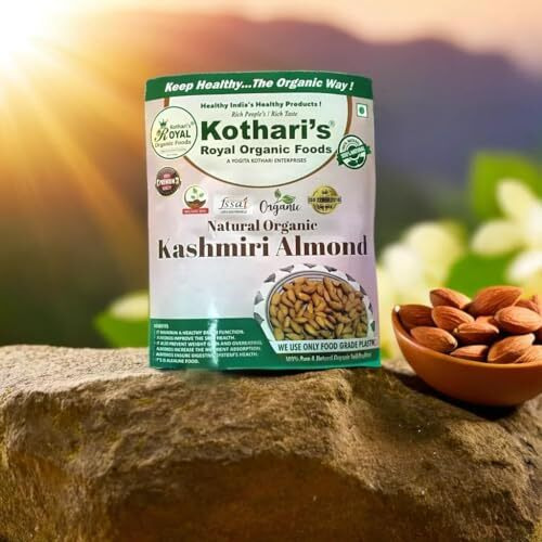 Kothari's Royal Organic Kashmiri Almond 200Gm
