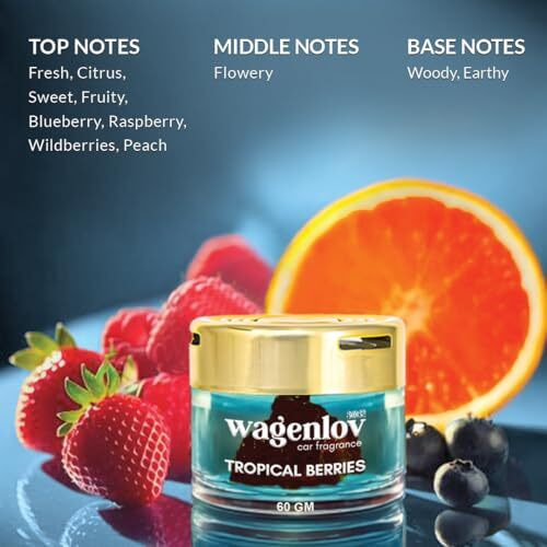 3003Bc Wagenlov Tropical Berries Gel Car Air Freshener Perfume 60 Gm