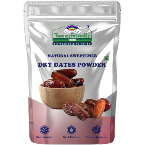 Tummyfriendly Foods Seedless Dry Dates Powder From Premium Arabian Dates | No Hidden Sugar | Dates Powder For Babies Kids And Adults | Kharek Powder | 200G