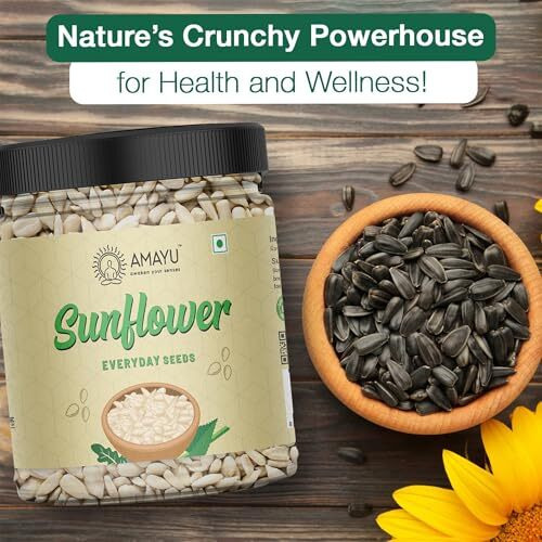 Amayu Healthy Raw Seeds Combo Pack | Pumpkin Seeds, Flax Seeds, Sunflower Seeds (200 Gm X 3) Immunity Booster | Healthy Snacks | Diet Food | Seeds For Eating (Pack Of 3)