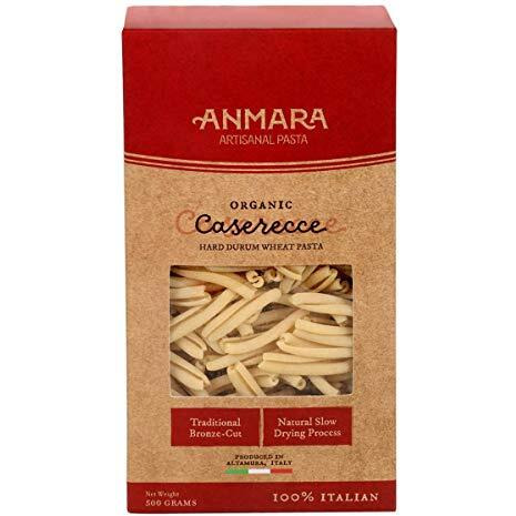 Anmara Artisanal Pasta, Organic Caserecce, Hard Durum Wheat, 500 G