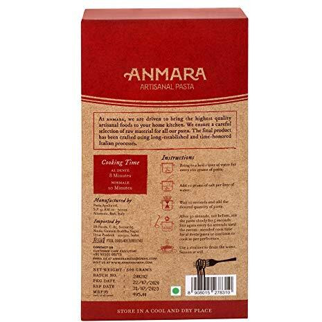 Anmara Artisanal Pasta, Organic Caserecce, Hard Durum Wheat, 500 G