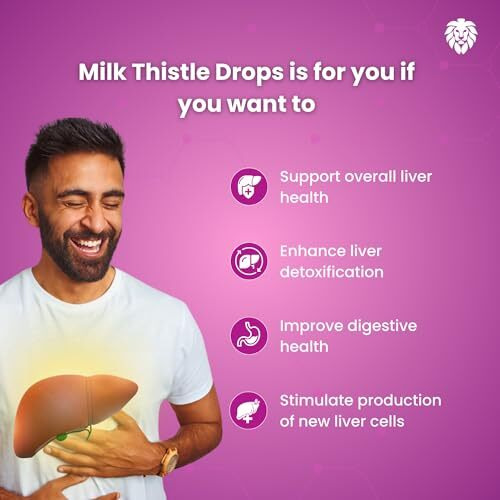 Healeo Milk Thistle Liver Detox Drops, 50Ml | Supports Liver Health, Aids Detoxification & Digestion | Milk Thistle Extract 400Mg