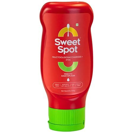 Sweet Spot 450GPrebiotic Sugar Replacer|Ultra Low Gi Sugar Substitute|Fiber Enrichment|Improves Gut Health, Low-Calorie Sweetener|Vegan|Gluten-Free|Non-Gmo|No After Taste-Tastes Exactly Like Sugar