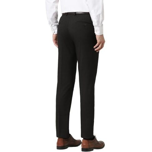 Peter England Men's Mid Rise Slim Pants (Petfwnspl63904_Chocolate, Brown, 34