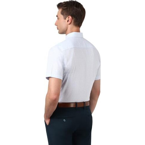 Peter England Men's Regular Fit Shirt (Peshwnubt63986_White