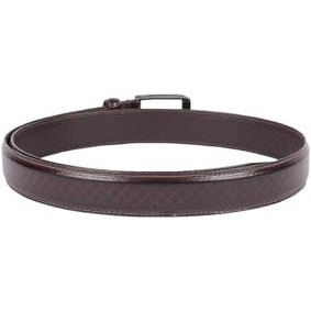 Peter England Men Brown Print Leather Belt