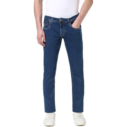 Peter England Men's Skinny Jeans (Pjdncskpz43954_Blue