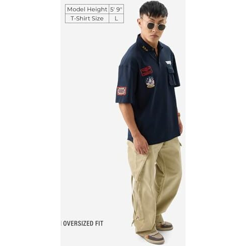 The Souled Store Solids White Men And Boys Short Sleeve Regular Fit Cotton Blend Mandarin Polos