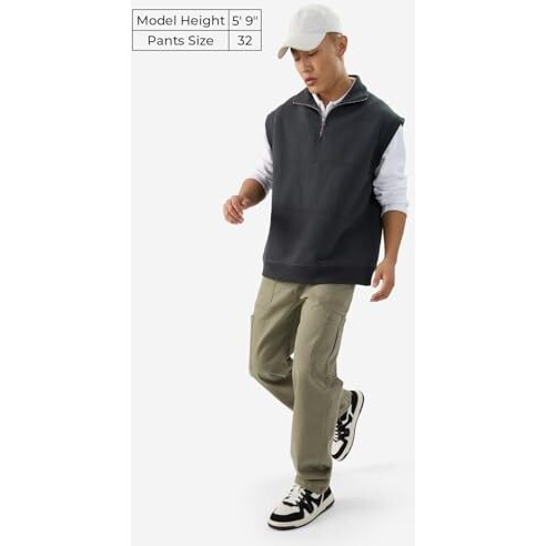 The Souled Store Solids Light Olive Straight Fit Cotton Blend Cargo Jeans For Men And Boys - Effortless Utility And Style Combined
