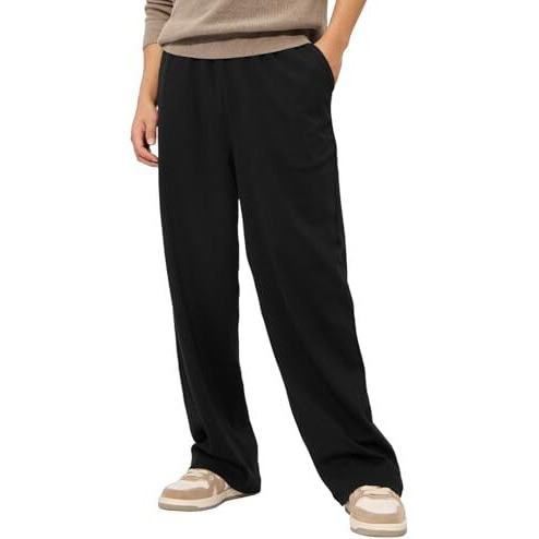 The Souled Store Solids Midnight Black Mens And Boys Korean Fit Cotton Blend Solid Korean Joggers